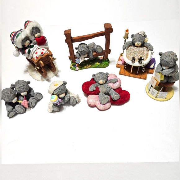 Adorable Me To You Bear Figurines Bundle Lot Decor #A-05 - Picture 1 of 15